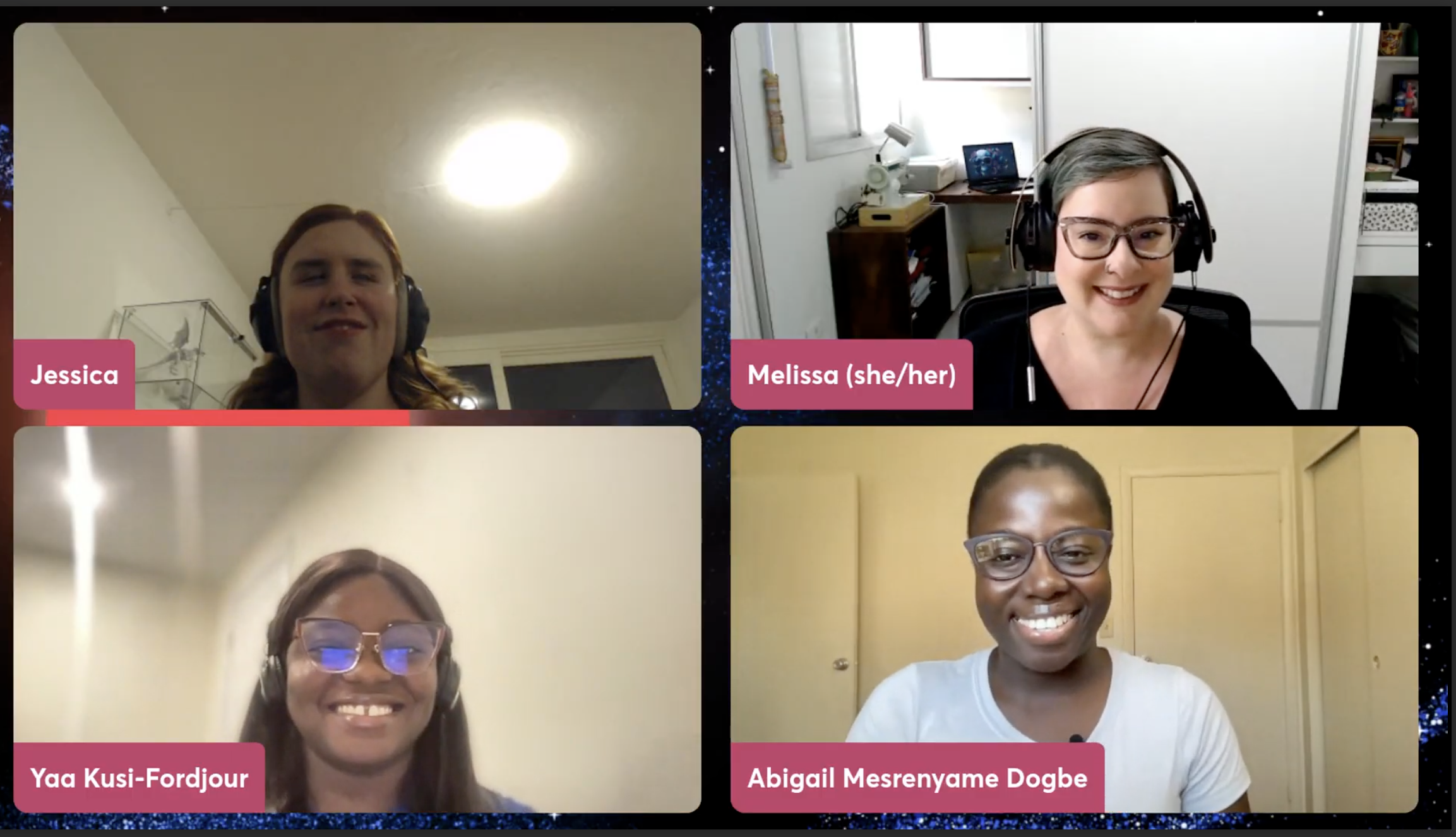 PyLadiesCon Open Source Panel Discussion with Abigail as the moderator and guests Melissa, Jessica and Yaa PyLadiesCon Open Source Panel Discussion